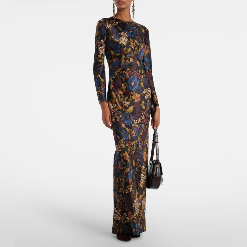 Big Sale! Veronica Beard Gemma floral silk-blend maxi dress